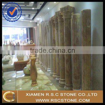 Natual stone column cladding