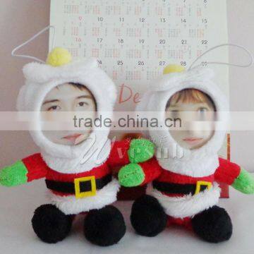 Cute 3D Photo Face Plush Doll