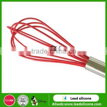 9PCs Red Silicon Kitchen Cooking Utensil Tool Set, Hi-heat Cooking photo-4