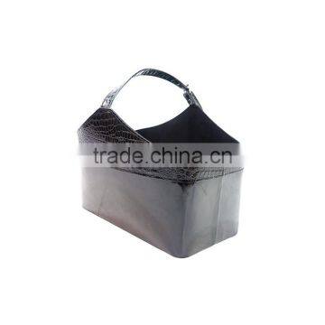 Hot Sale PU Leather Magazine Holder With Handle photo-2
