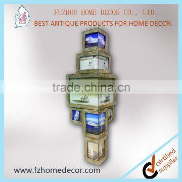 Adjustable Table and Wall Collage Corner Wooden Photo Frames photo-3