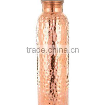 Good Health Copper Hammered Bottle | Copper Water Bottle 900 ml photo-2
