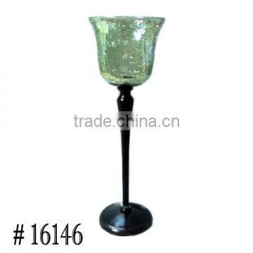 Decorative Stem Glass Hurricane photo-2