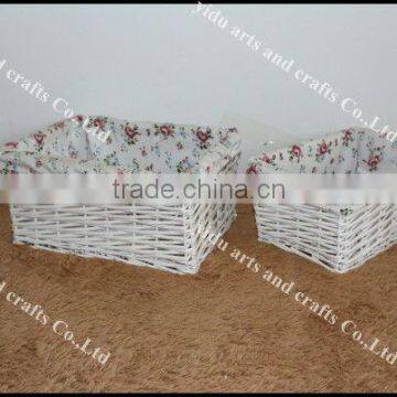 Wicker Basket Woven Storage Basket for Home photo-5