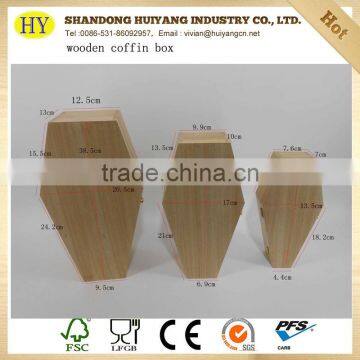 Wholesale Unfinished Wooden Coffin Box for Pet photo-4
