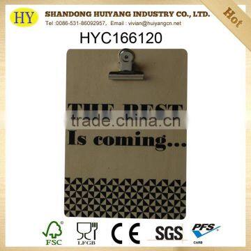 FSC Custom Small Wooden Clipboard Wholesale photo-6