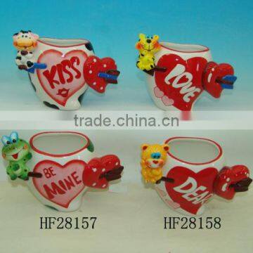 ceramic cartoon kids cup