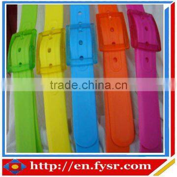Eco-friendly Colorful Silicon Waist Belt for Girl photo-3