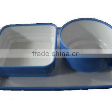 inflight plastic rotable,coffee cup, plate, salad bowl