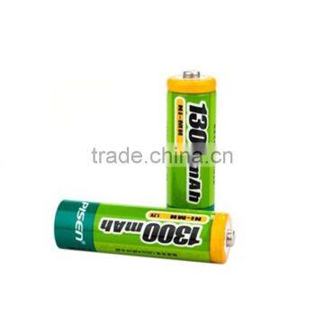 Pisen Rechargeable 1.2V AA 1300mAh Nimh Battery Pack