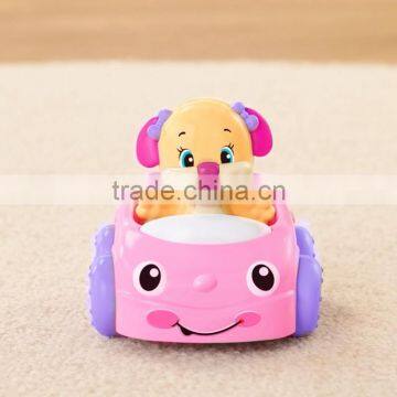 Dongguan ICTI Factory Baby Plastic Mini Push Handle Car Electric Car Toys for Kids photo-2