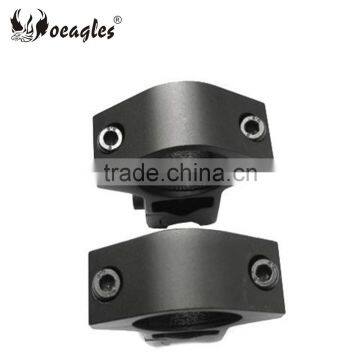 2pcs/box 25mm Scope Mount Hunting Accessories Aluminum Alloy Flashlight/Laser/Scope Mount Rail Weaver to 11mm Mounts photo-2