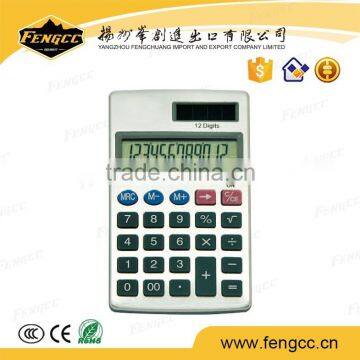 fashion two way power transparent Standard calculator solar