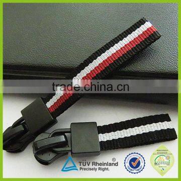 Custom metal zipper puller for textile