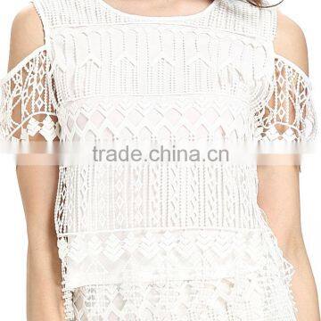 Domin Fashion Latest 2 Piece Style Fancy Lace Dress photo-2