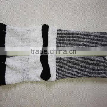 White 100 Polyester Sublimation Blank Wholesale Custom Print Socks photo-4