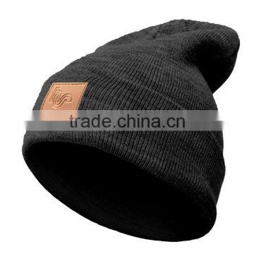 Cheap Hip Hop Floppy Mens Knitted Beanie Slouch Hat photo-3