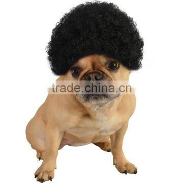 Pet Black Afro Wig