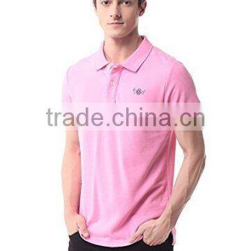 Men's Casual Classic Pure Cotton Solid Golf Short Sleeve Polo Shirt photo-5
