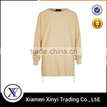 2016 Low MOQ custom fashion Sweatshirt with collar