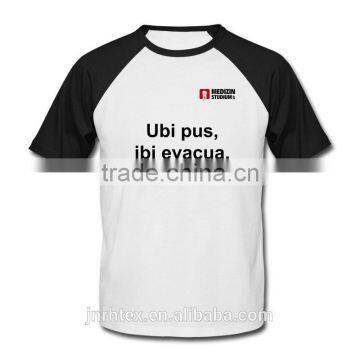 Fancy Custom Printing Cotton Raglan Sleeve T Shirt Made in China photo-3
