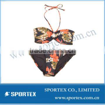 2016 OEM Printed Nylon Spandex String Sexy Brazilian Bikini Swimwear SSWA-0708 photo-5