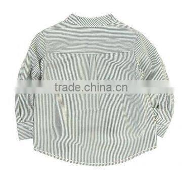 Good Quality Kids Clothing Wholesale Cheap Little Boy Long Sleeve Striped Dress Shirt