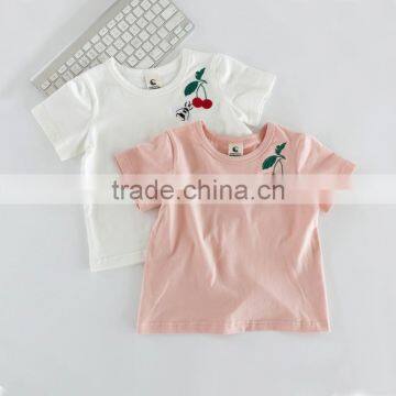 S17098A Summer T-shirt for Girls Cotton Kids T Shirt