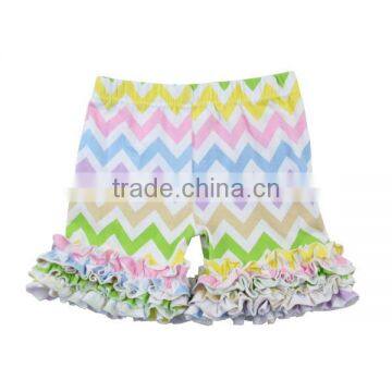 Wholesale Summer Children Boutique Clothing Baby Ruffle Raglan Shorts Woven Baby Ruffle Shorts