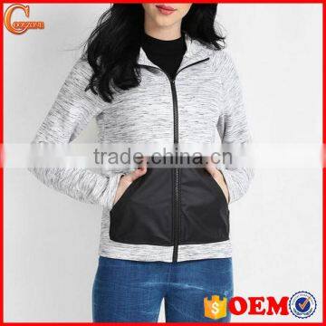 Full face zip hoodie with pocket