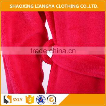 OEM Service Red Bathrobe Ladies Wholesale Luxury Short Robe photo-4