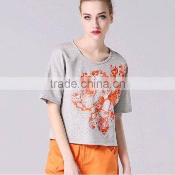 Wholesale Fashion Embroider Women's Crop Top