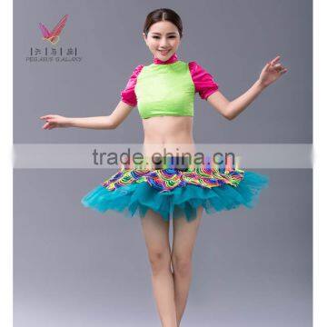 hot sexy belly dance wear for baby and girl, national flavor dance wear