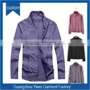 New style lady thin yoga coat wholesale