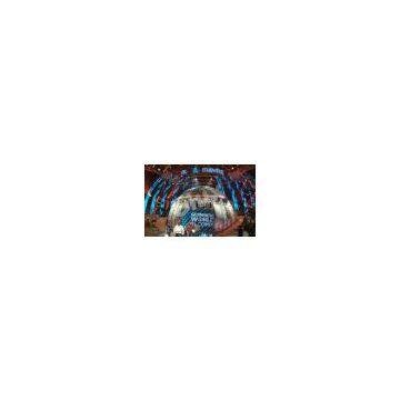 Flexible Advertising Curved LED Screen Panel , DVI / HDMI / HDSDI DIP RGB P6 LED Module