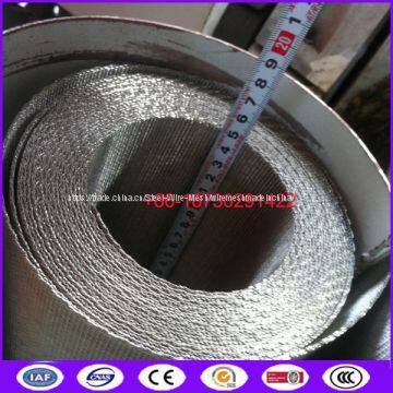 stainless steel 304 97mm 127mm reversed dutch wire mesh belt for plastic wire drawing machine