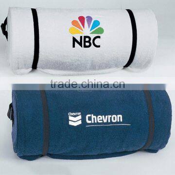 portable with handle embroidery logo promotion gift cotton beach towel