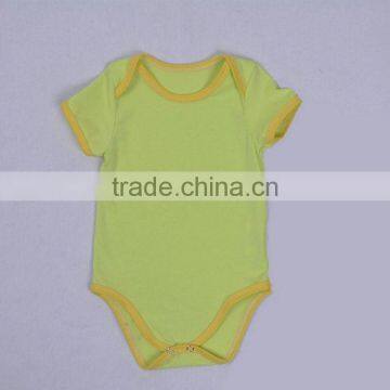 Wholesale Yellow Cotton Short Sleeves Carter's Baby Girl Onesie