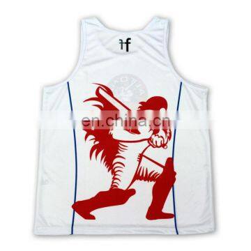 Hot Selling Customize Design Running Singlet