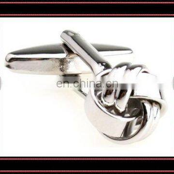 Make High End Polished Metal Knot Button Bulk Cufflinks photo-4