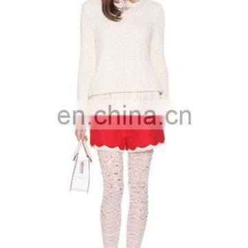 Fashion Special Irregular Design Fashion Highwaist Butterfly Waistband Short Pants