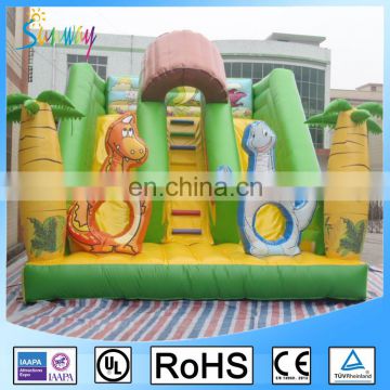 7*4.6*5.6m Giant Inflatable Water Dinosaur Slide