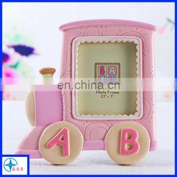 resin pink car photo frame