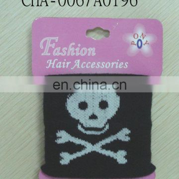 skull print accessories/skull chain/skull hairwrap/skull belt