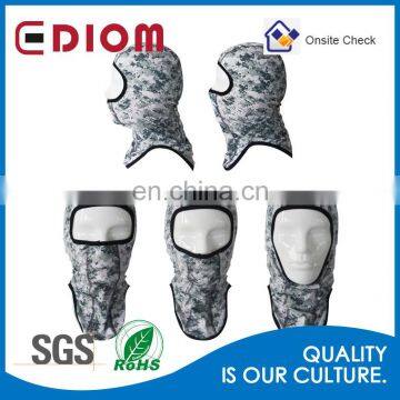 Best manufacture price 100% polyester sublimation military camo ski mask