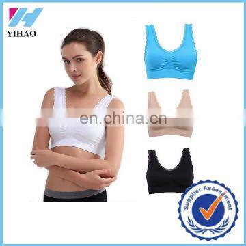 Yihao 2015 Women New Basic Sports Yoga Wear Gym Crop Top