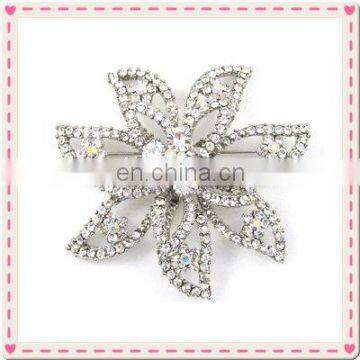 High Quality Rhinestone Real Pearl Bulk Brooch