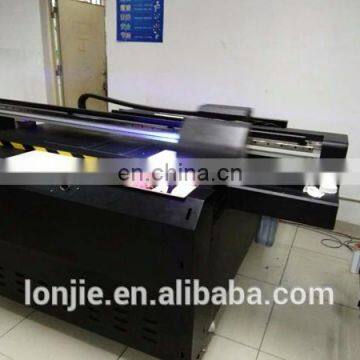 Double head leather uv printer with white and color ink