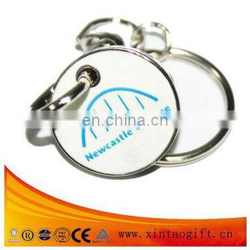 Metal Foldable Shopping Cart Trolley Coin Custom Keyring photo-2