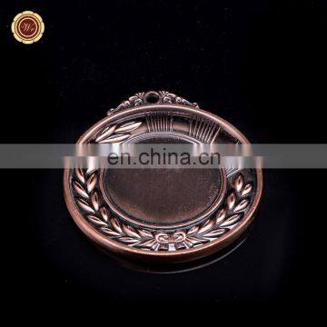 Wr Antique Imitation Metal Sports Medals Customized Bronze Medals with Free Ribbon